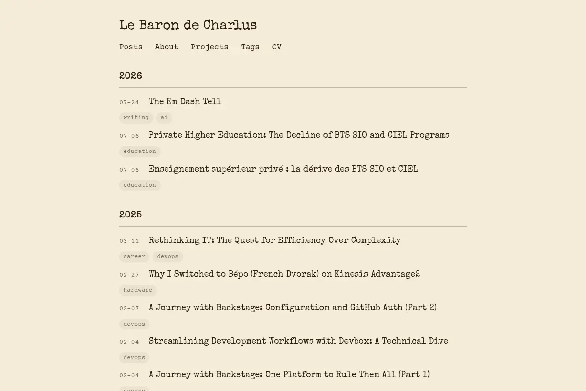 Le Baron de Charlus