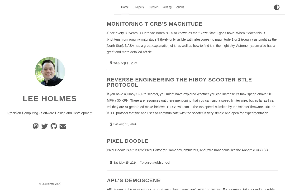 Lee Holmes | Precision Computing