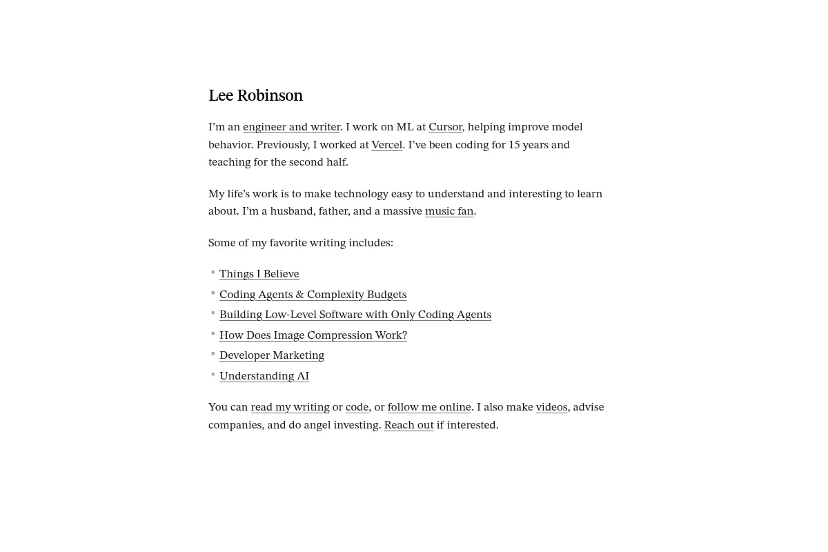 Lee Robinson