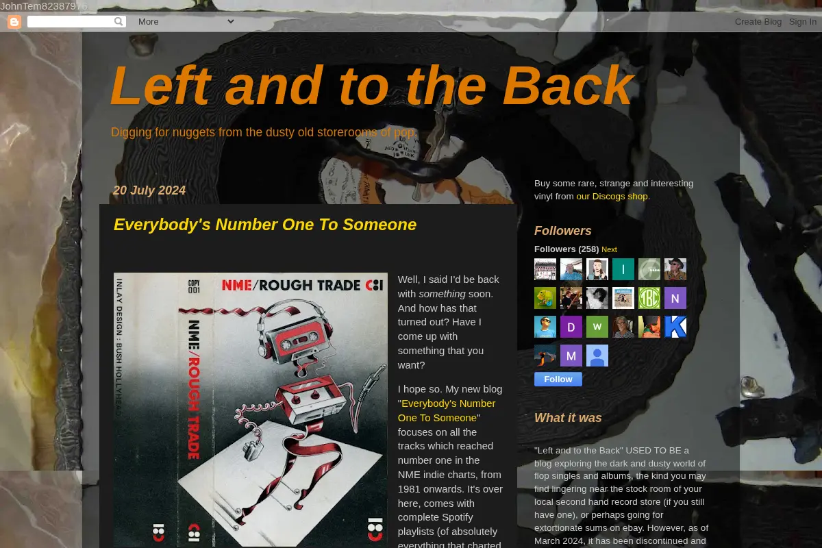 Left and to the Back