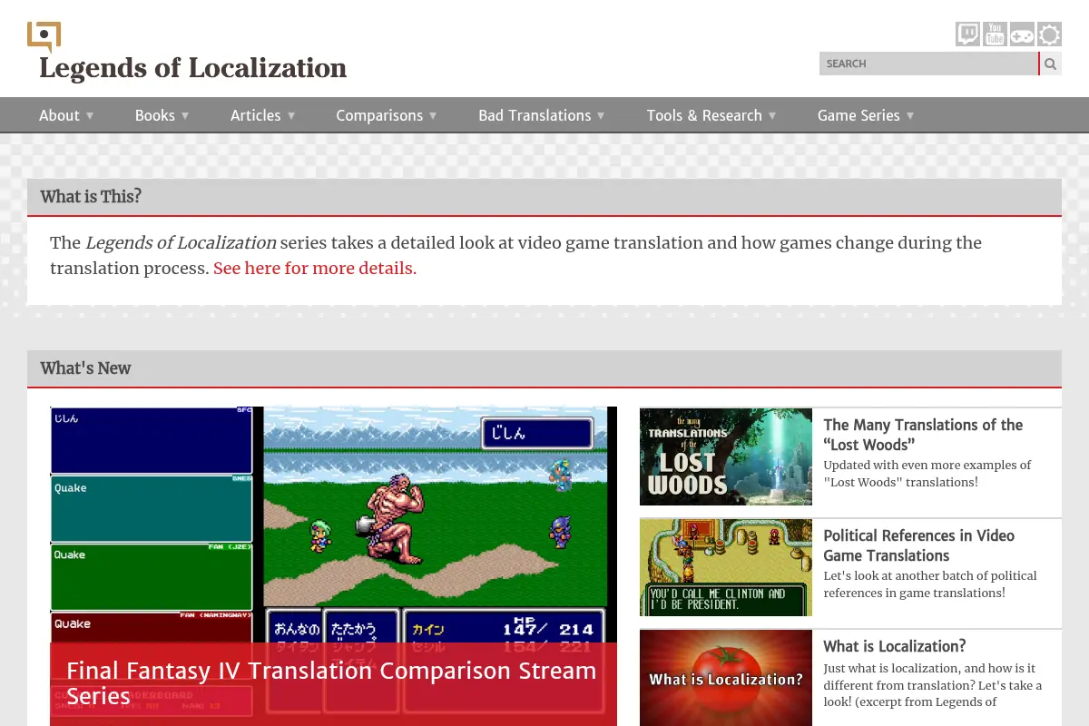 Legends of Localization
