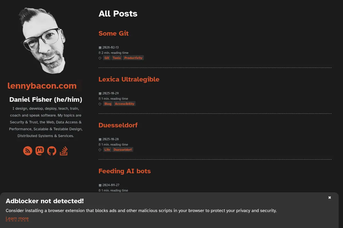 lennybacon.com - Daniel Fisher
