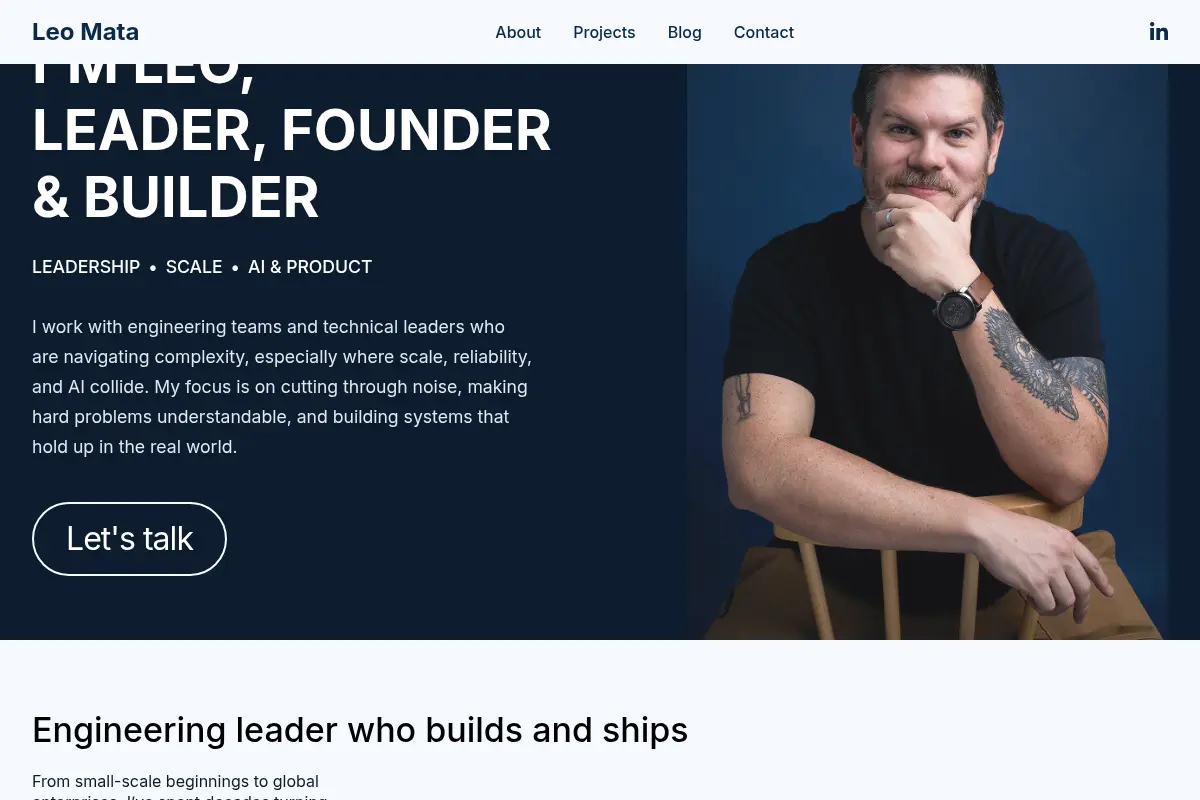 Leo Mata - Portfolio & Experience