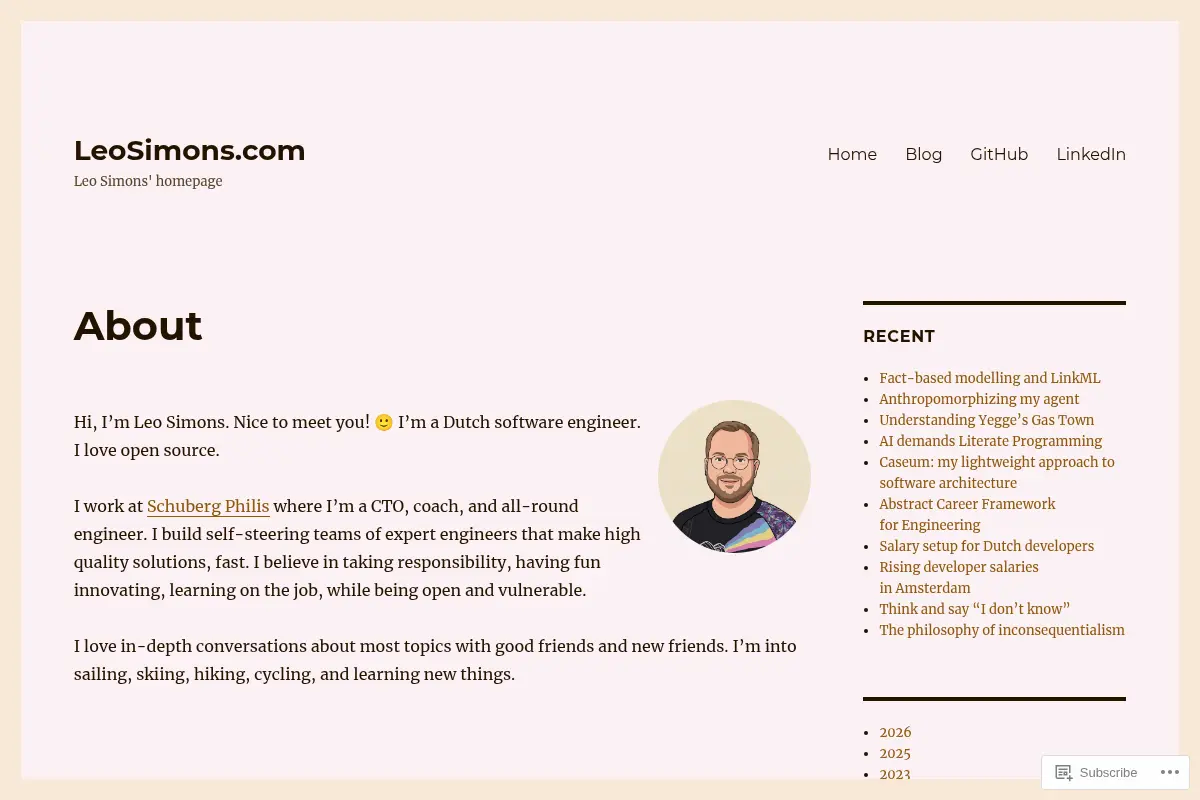 Leo Simons' Homepage