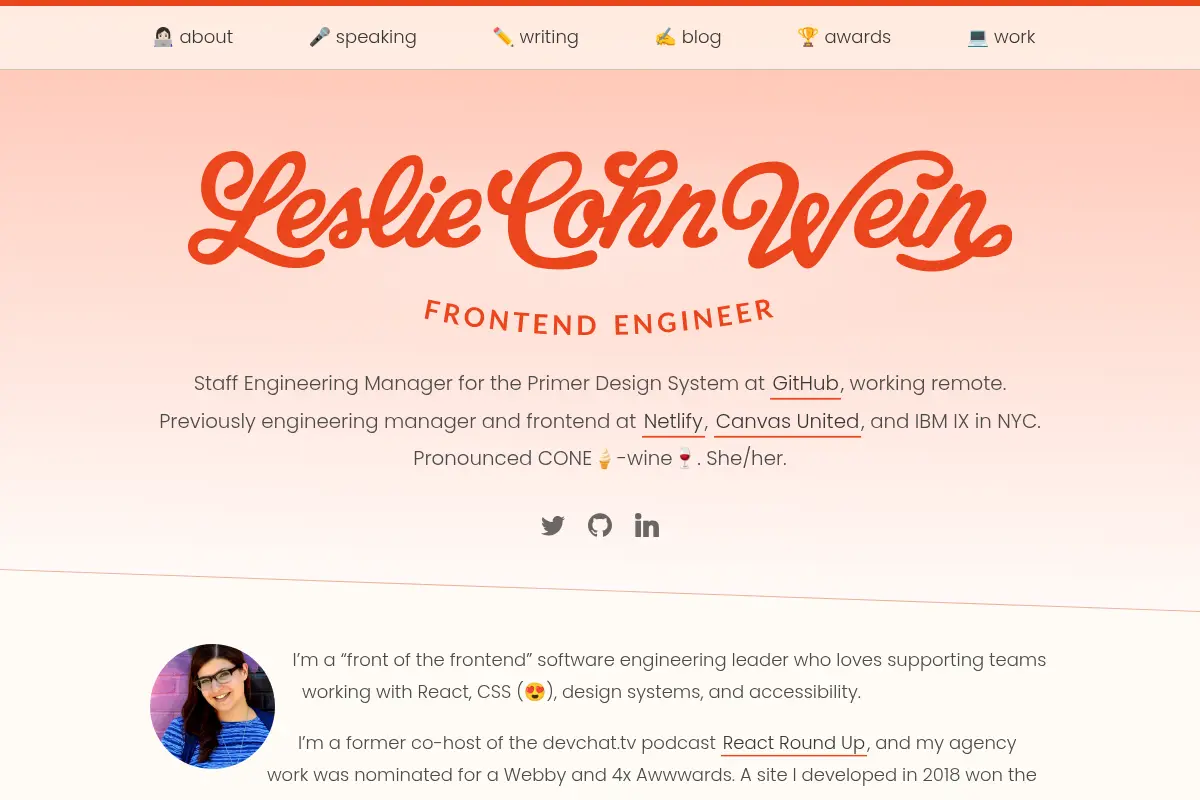 Leslie Cohn-Wein builds stuff