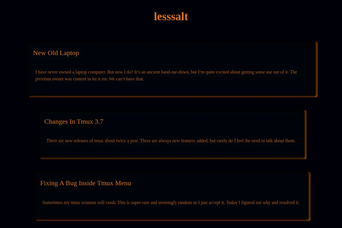lesssalt