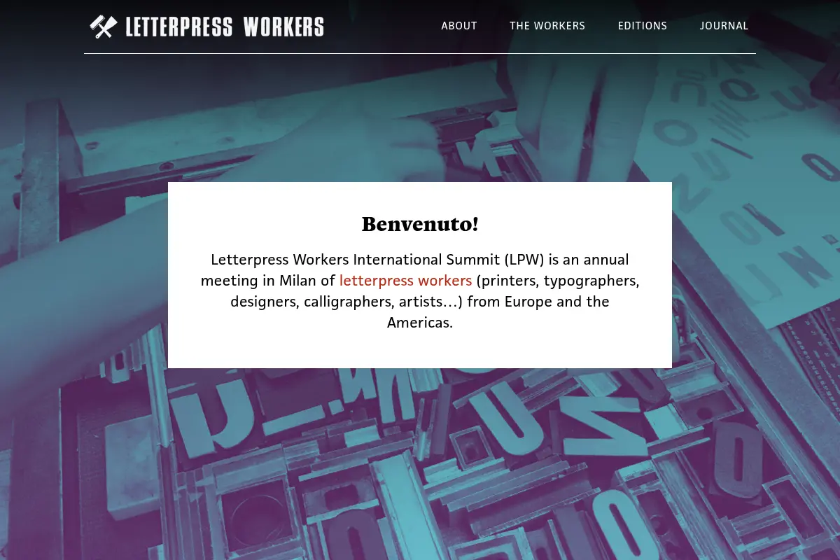 Letterpress Workers