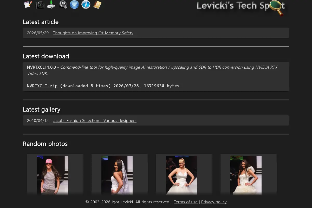 Levicki's Tech Spot