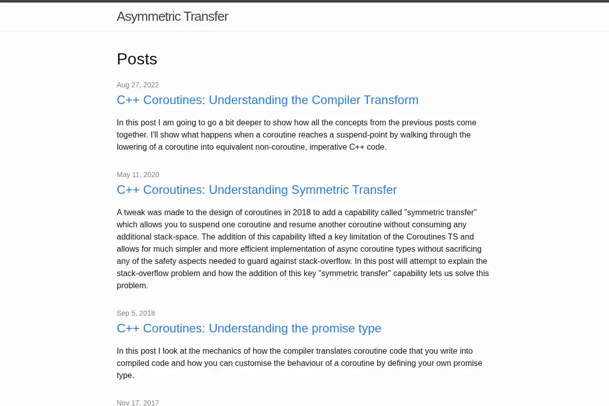 Asymmetric Transfer
