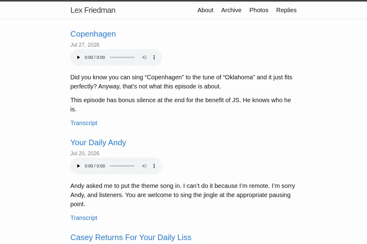 Lex Friedman