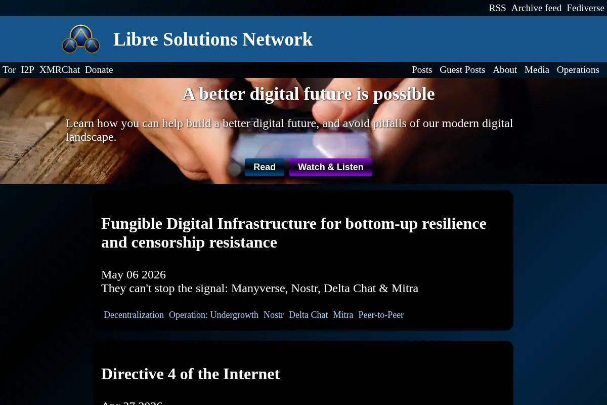 Libre Solutions Network