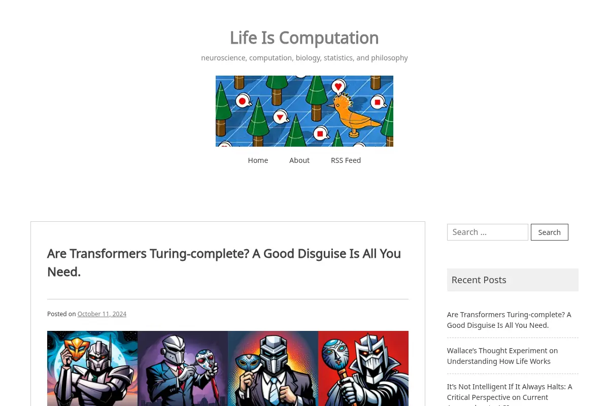 Life Is Computation
