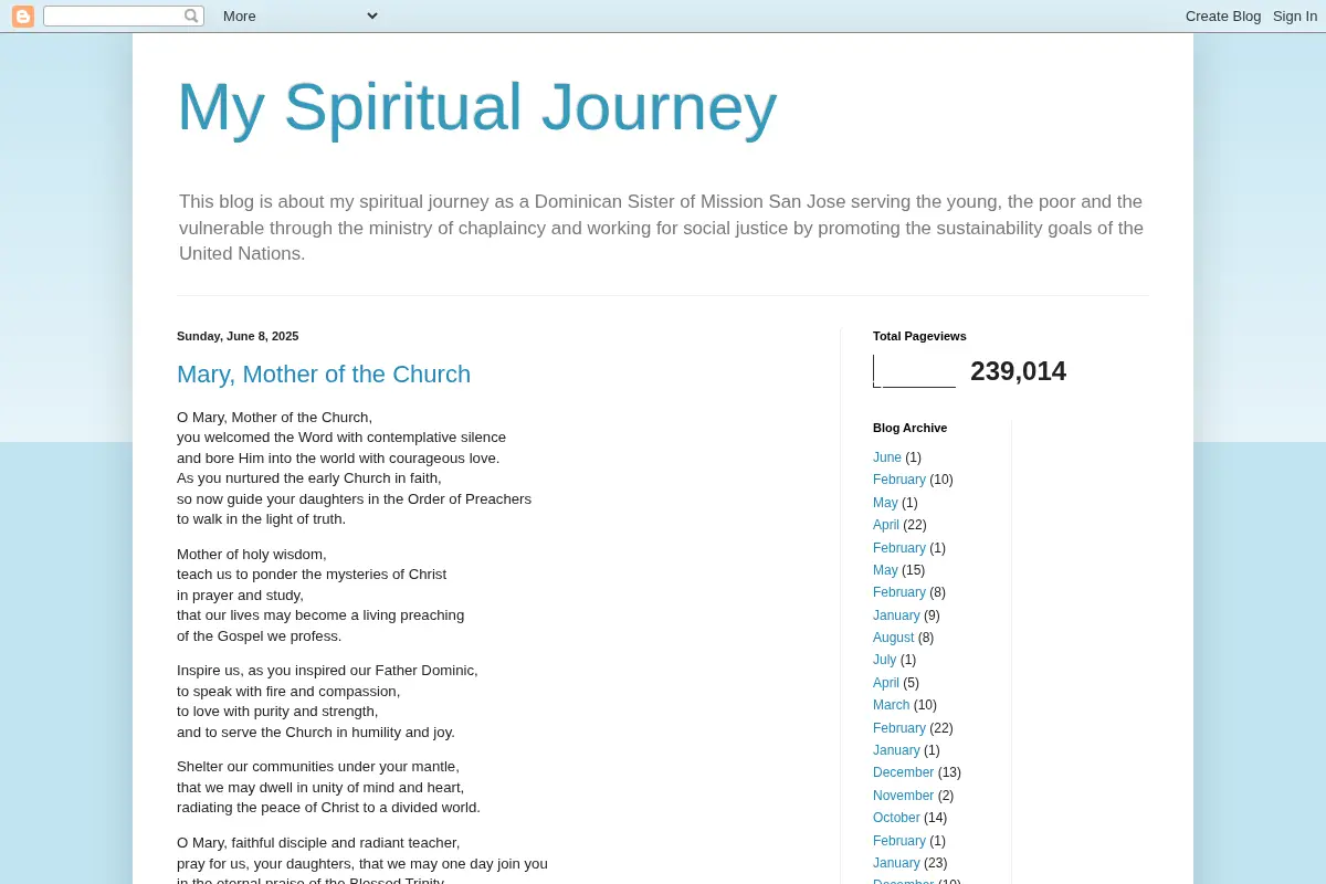 My Spiritual Journey