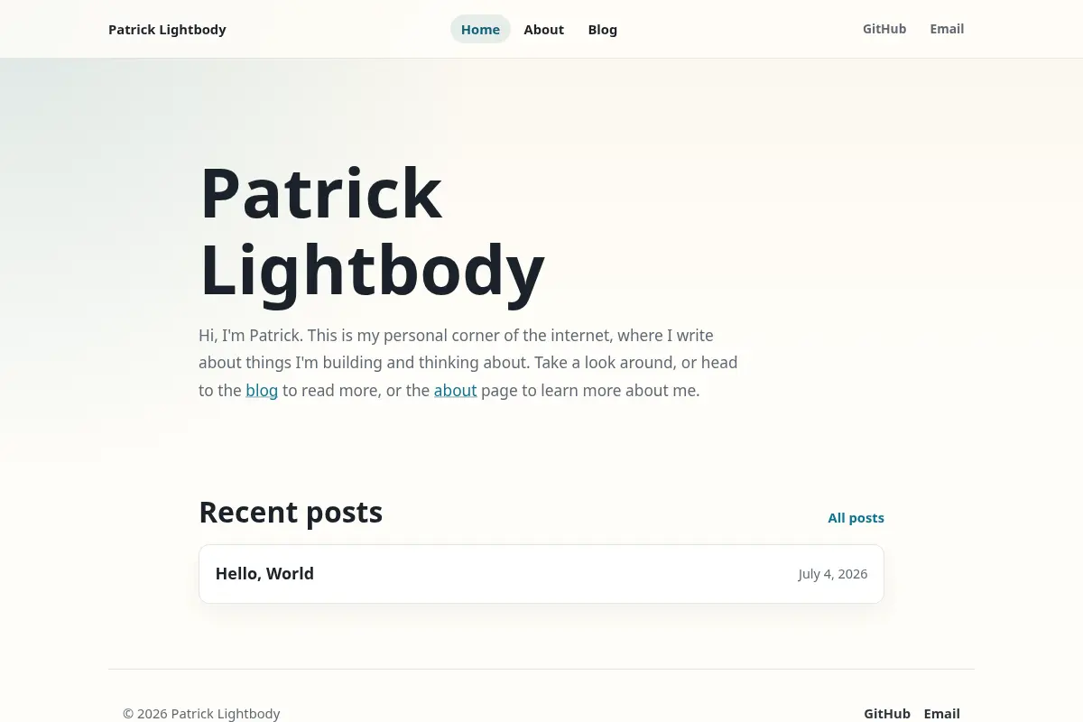 Patrick Lightbody