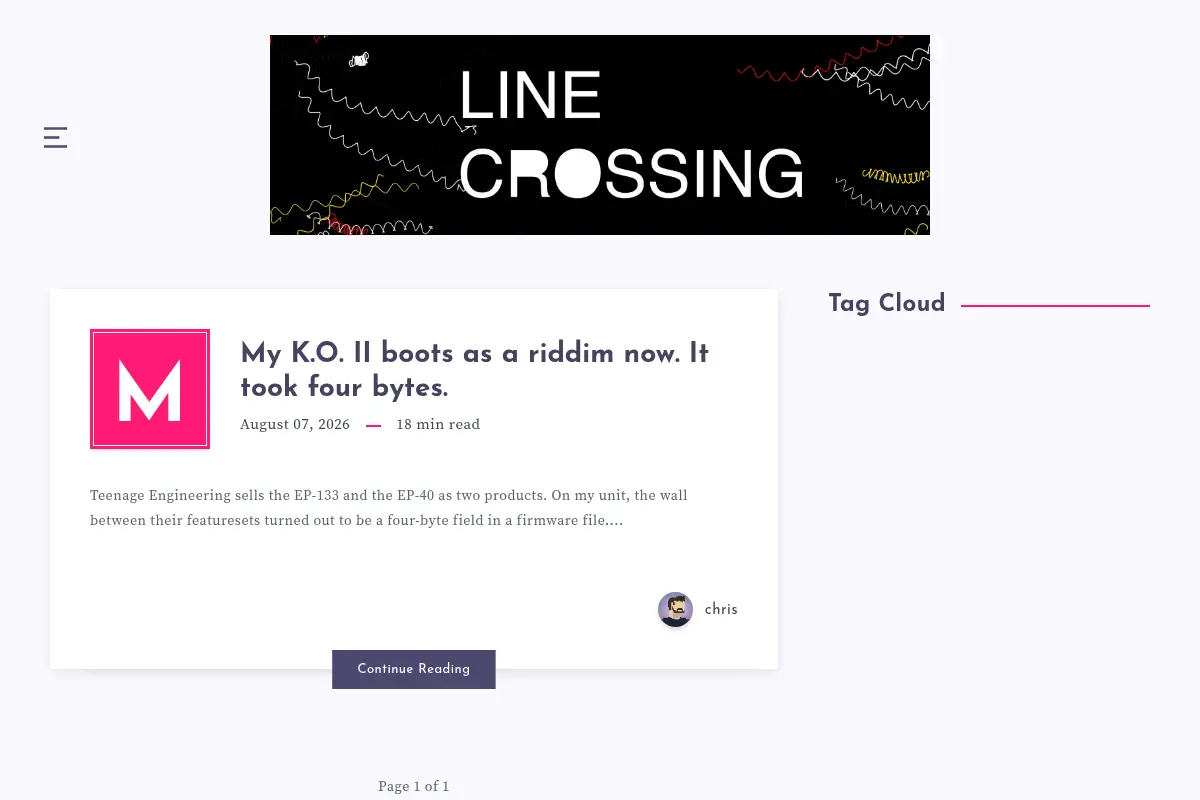 Line Crossing