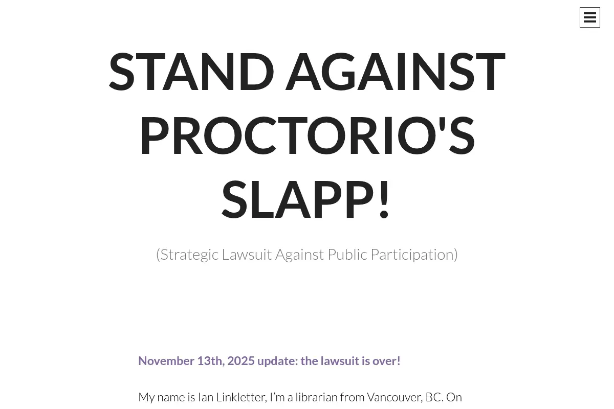 Stand Against Proctorio's SLAPP!