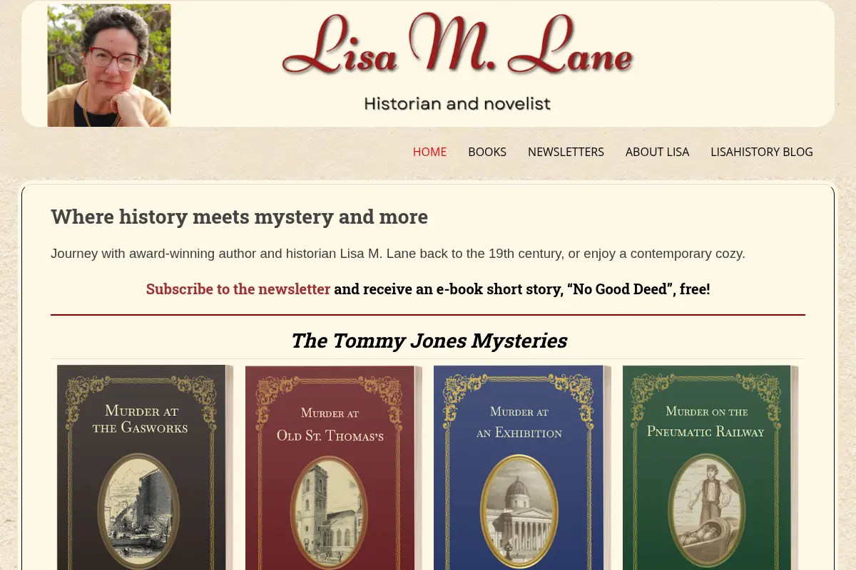 Lisahistory – Webhome of historian and author Lisa M. Lane