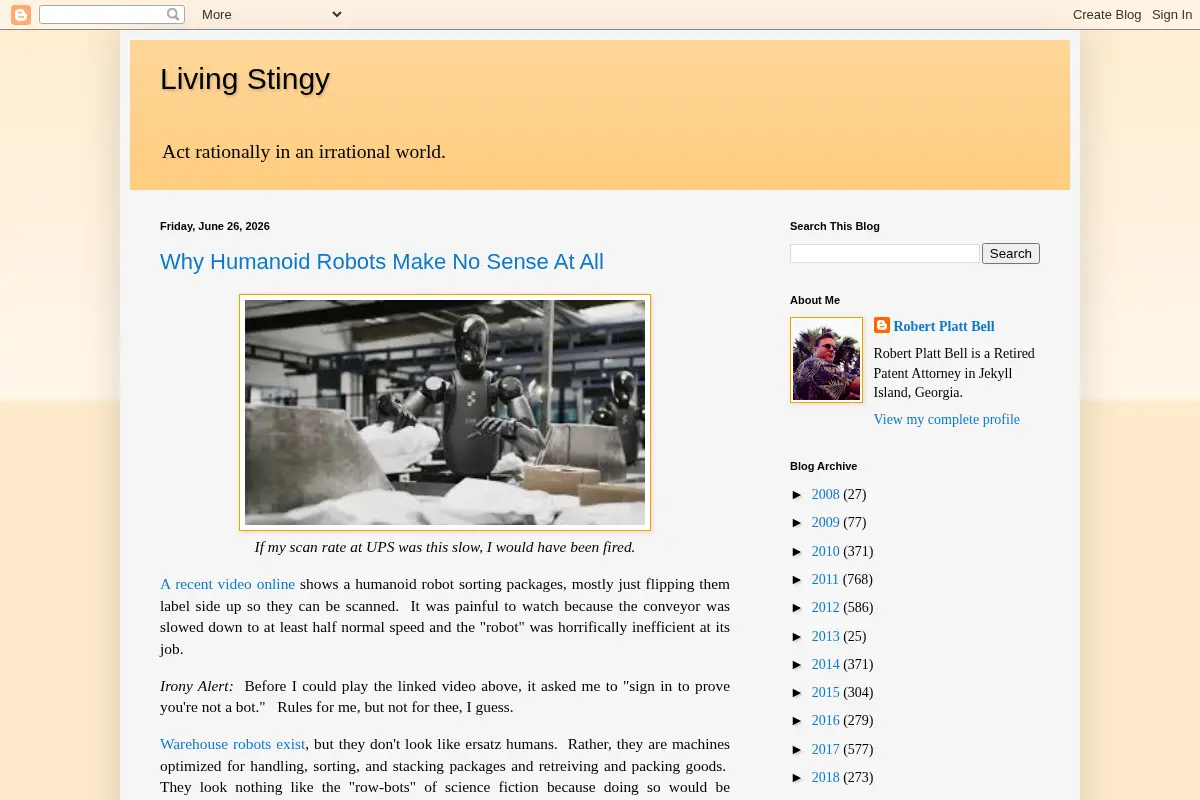 Living Stingy
