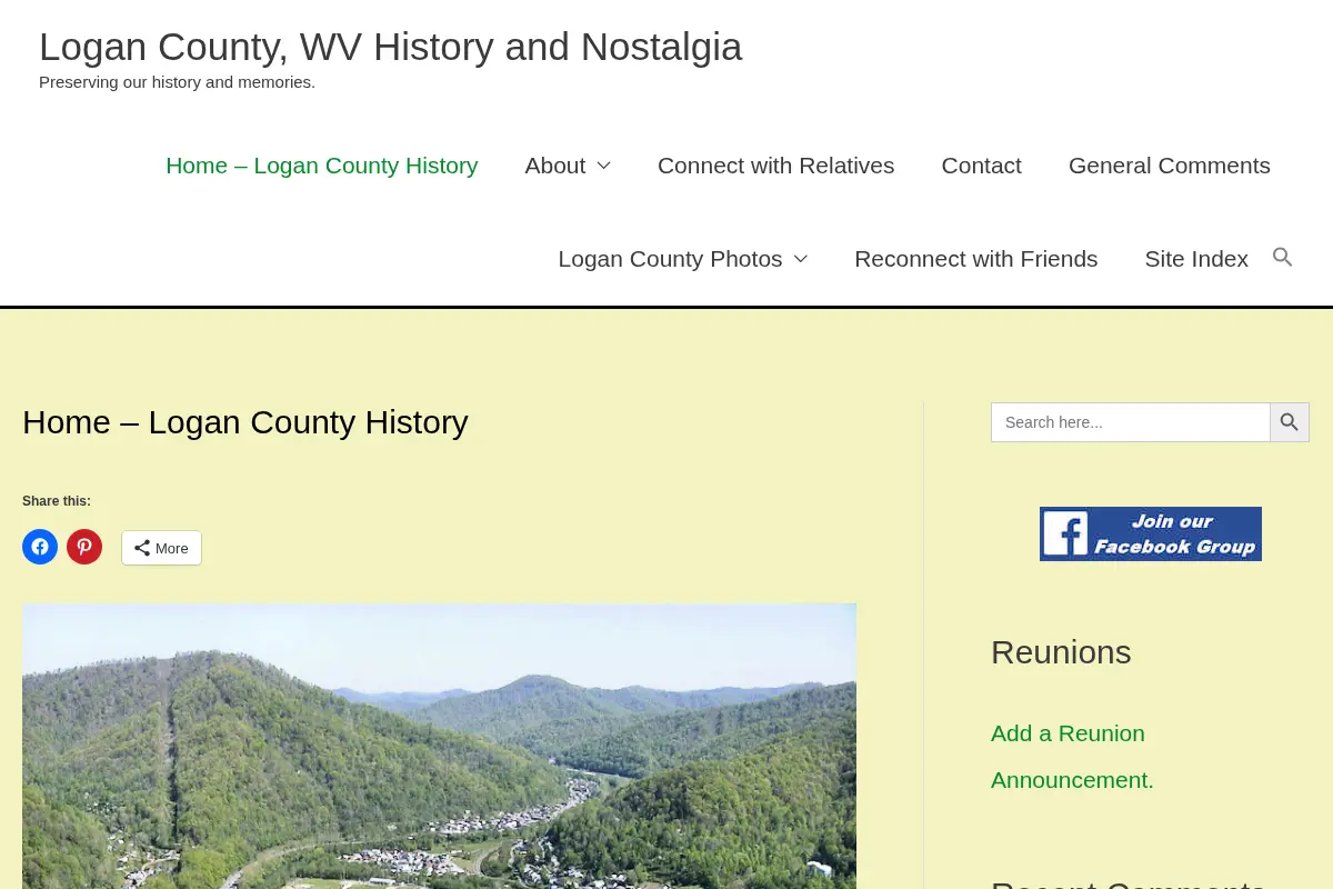 Preserving the History of Logan County, West Virginia