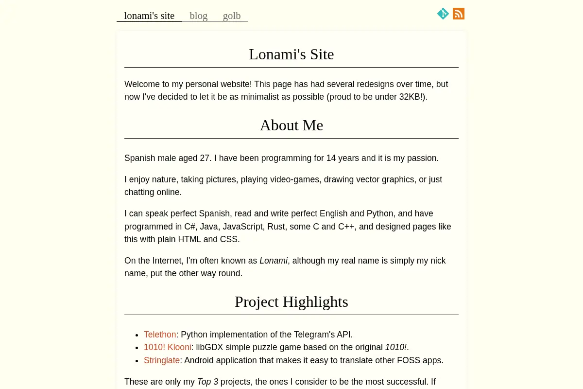 Lonami's Site