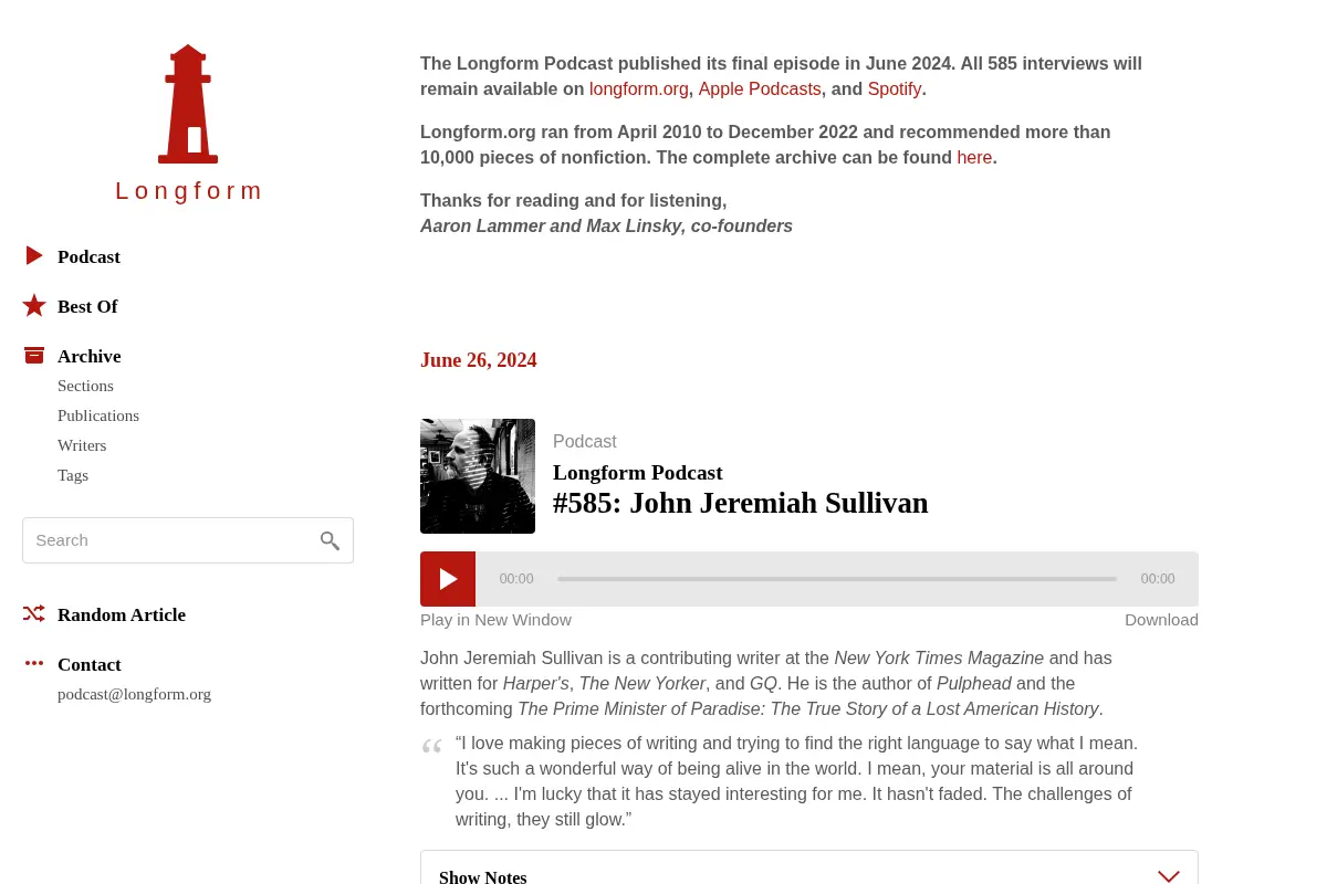 Longform