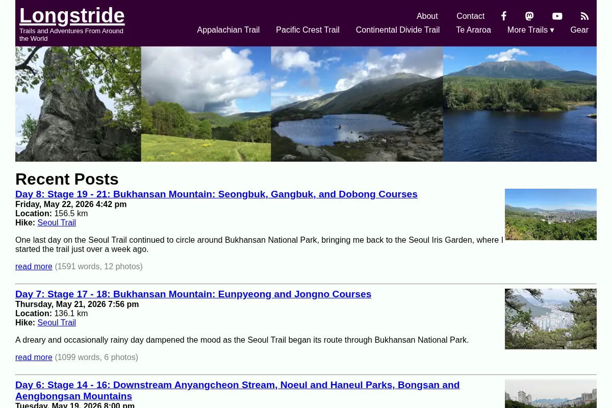 Longstride: Trail Journals