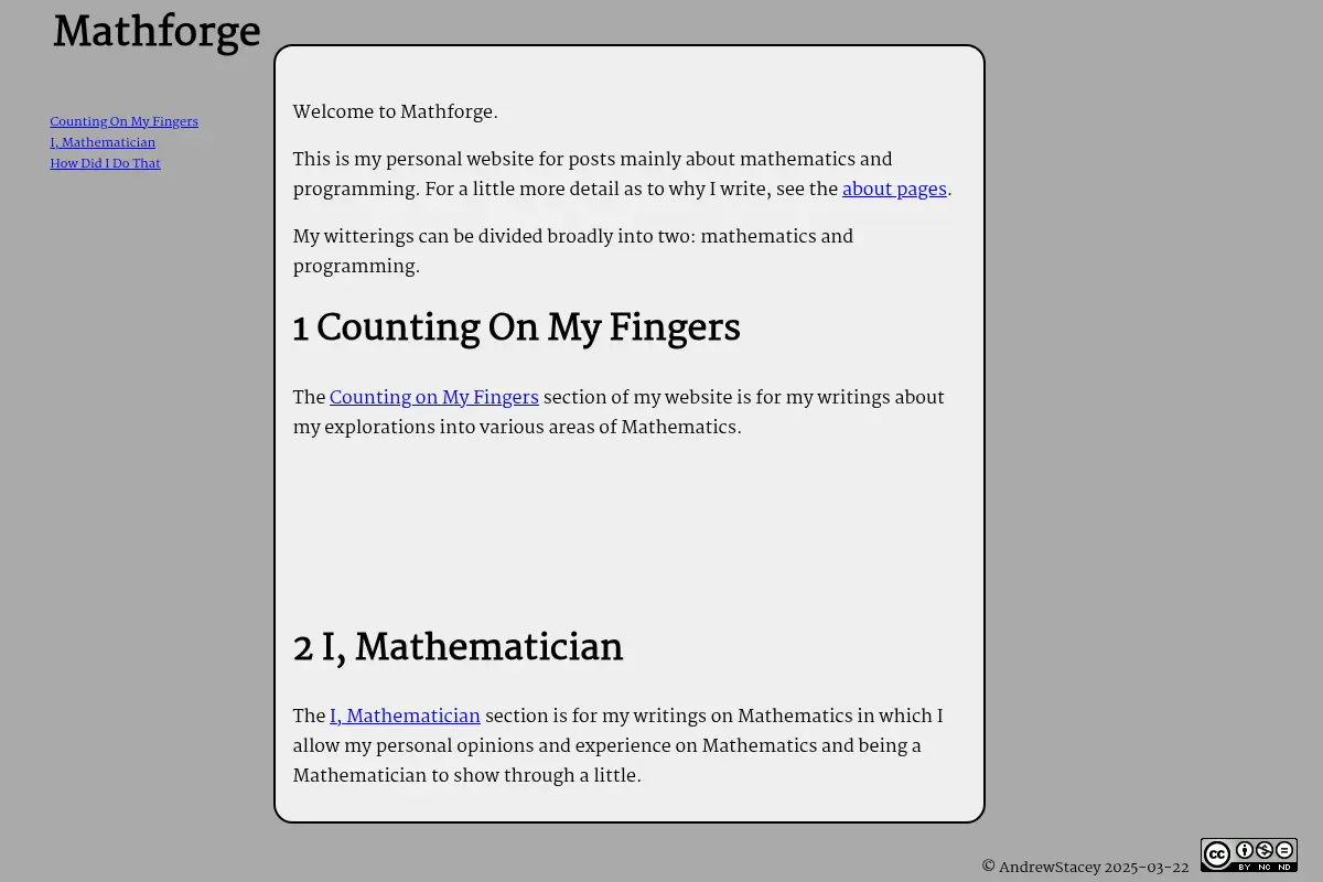 Mathforge