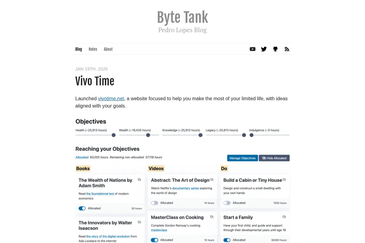 Byte Tank - Pedro Lopes Blog
