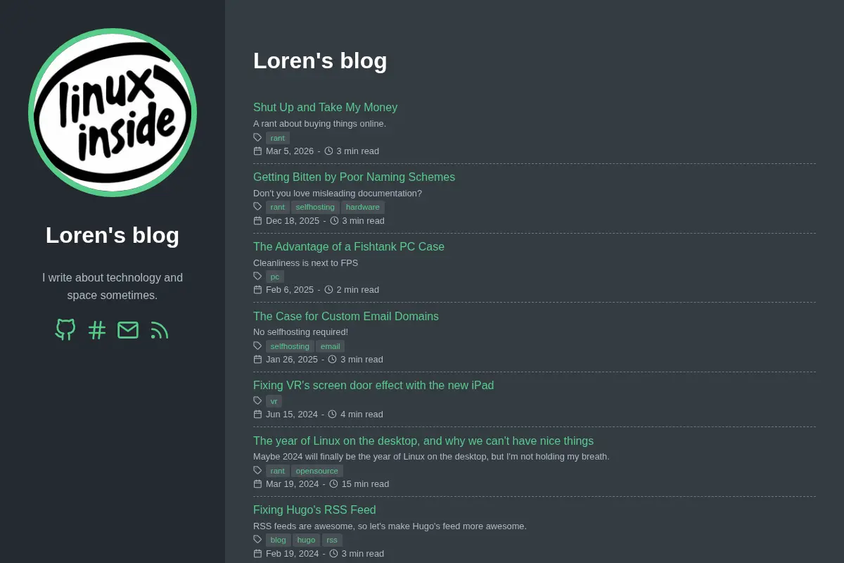 Loren's blog