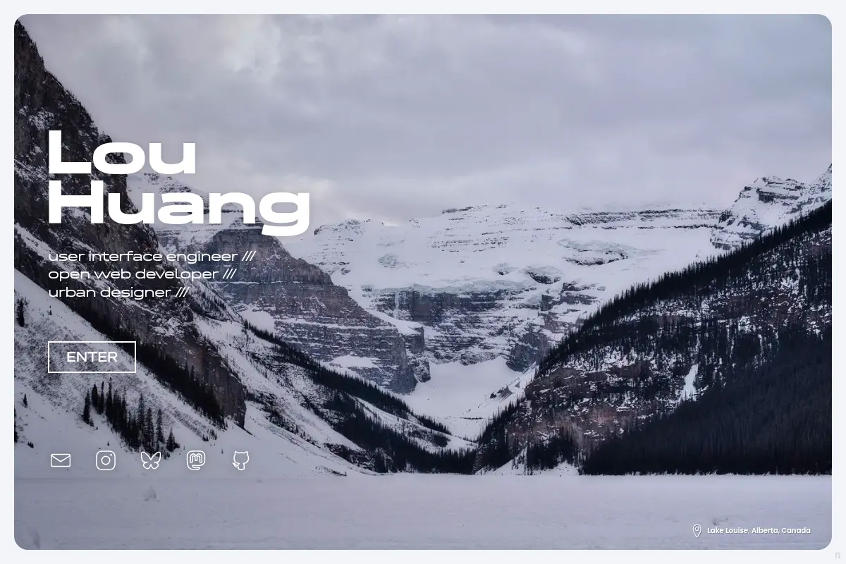 Lou Huang · design · tech · cities