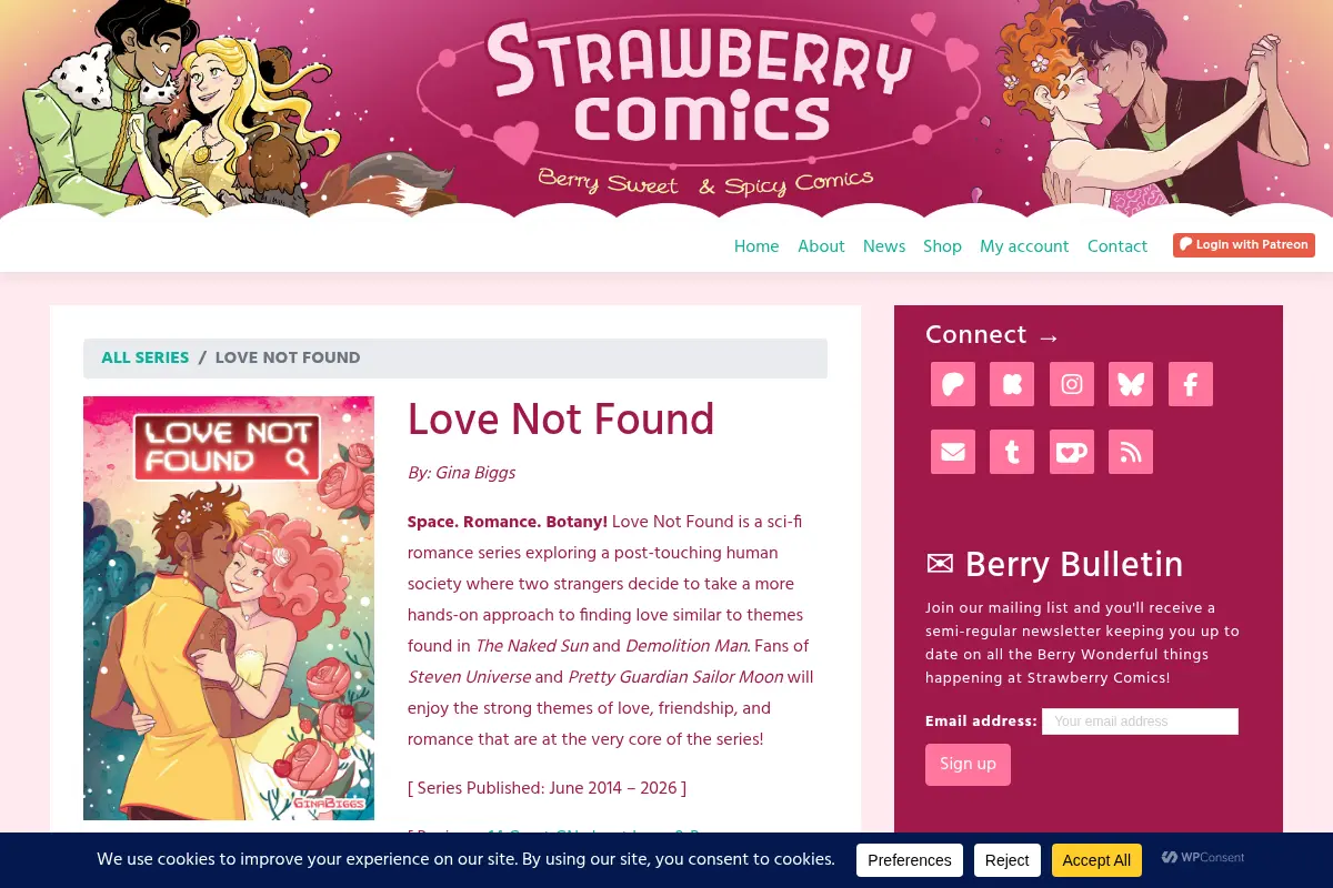 Love Not Found - Strawberry Comics