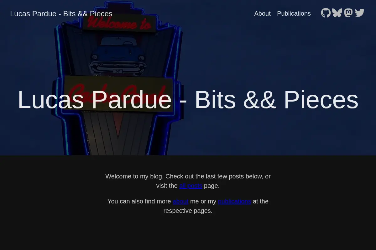Lucas Pardue - Bits && Pieces