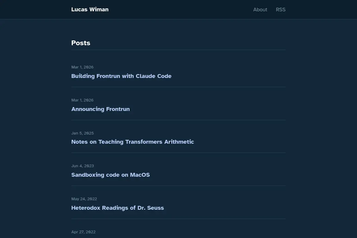 Lucas Wiman