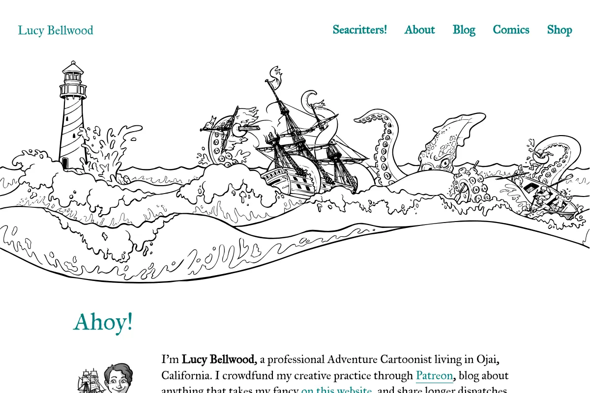 Lucy Bellwood – Adventure Cartoonist