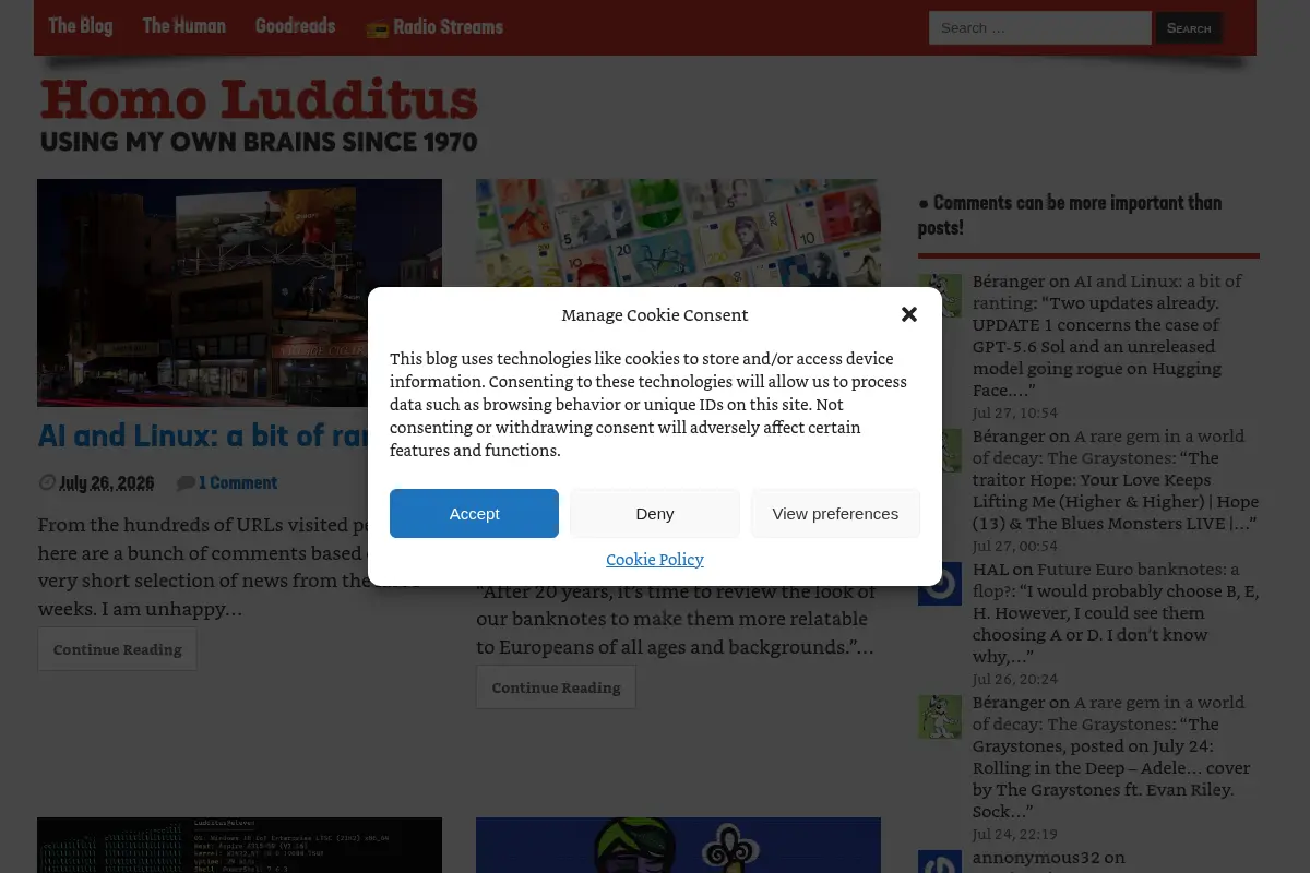 Homo Ludditus – “Progress” constantly breaks things that used to work.