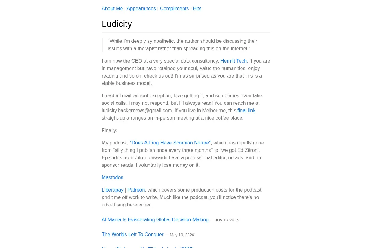 Ludicity