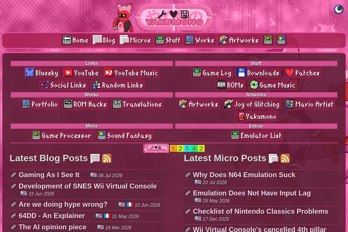 Yakumono's Personal Site