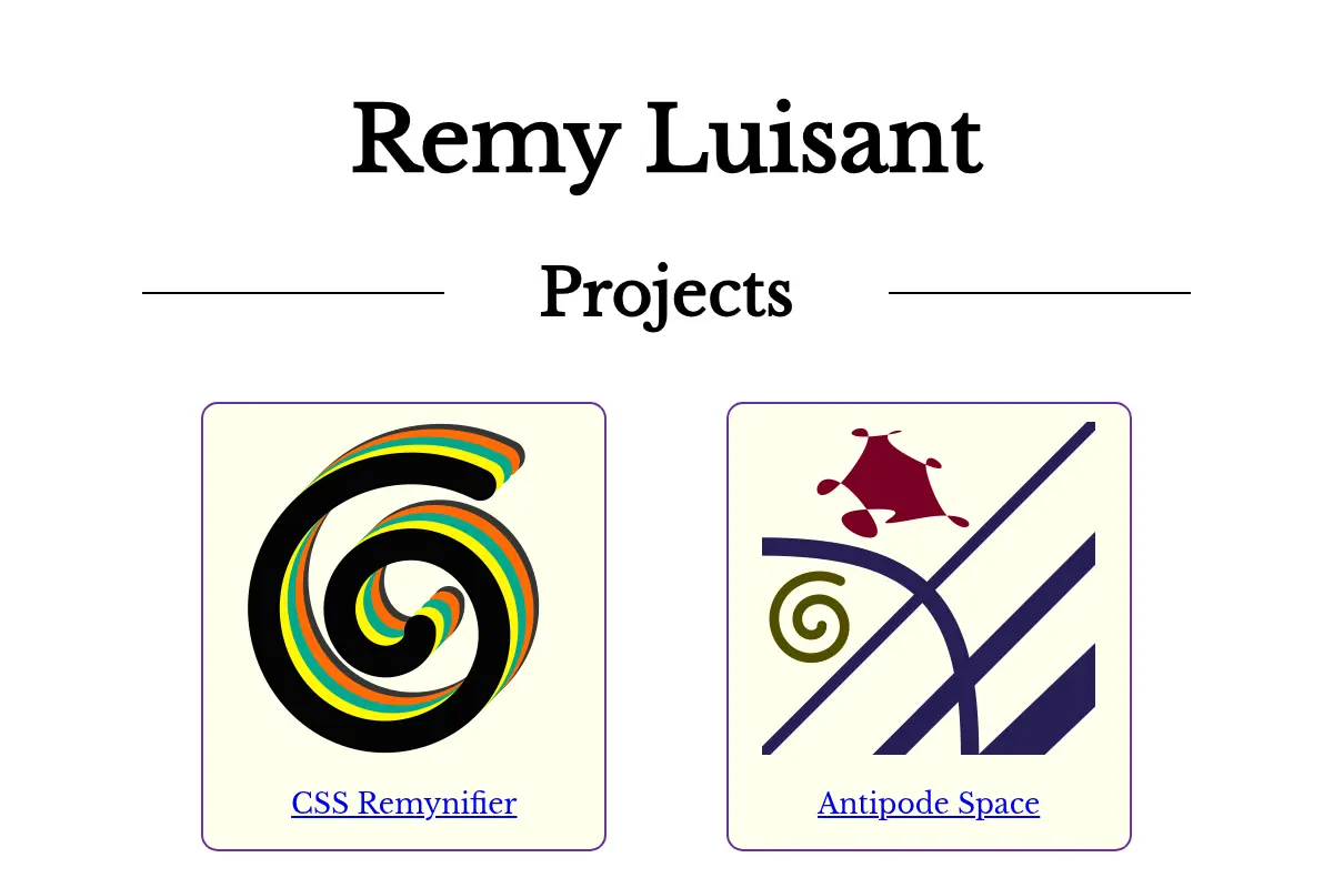 Remy Luisant's whimsical take on squishy computing science things
