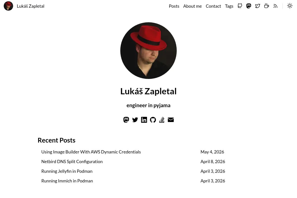 Lukáš Zapletal - lzap