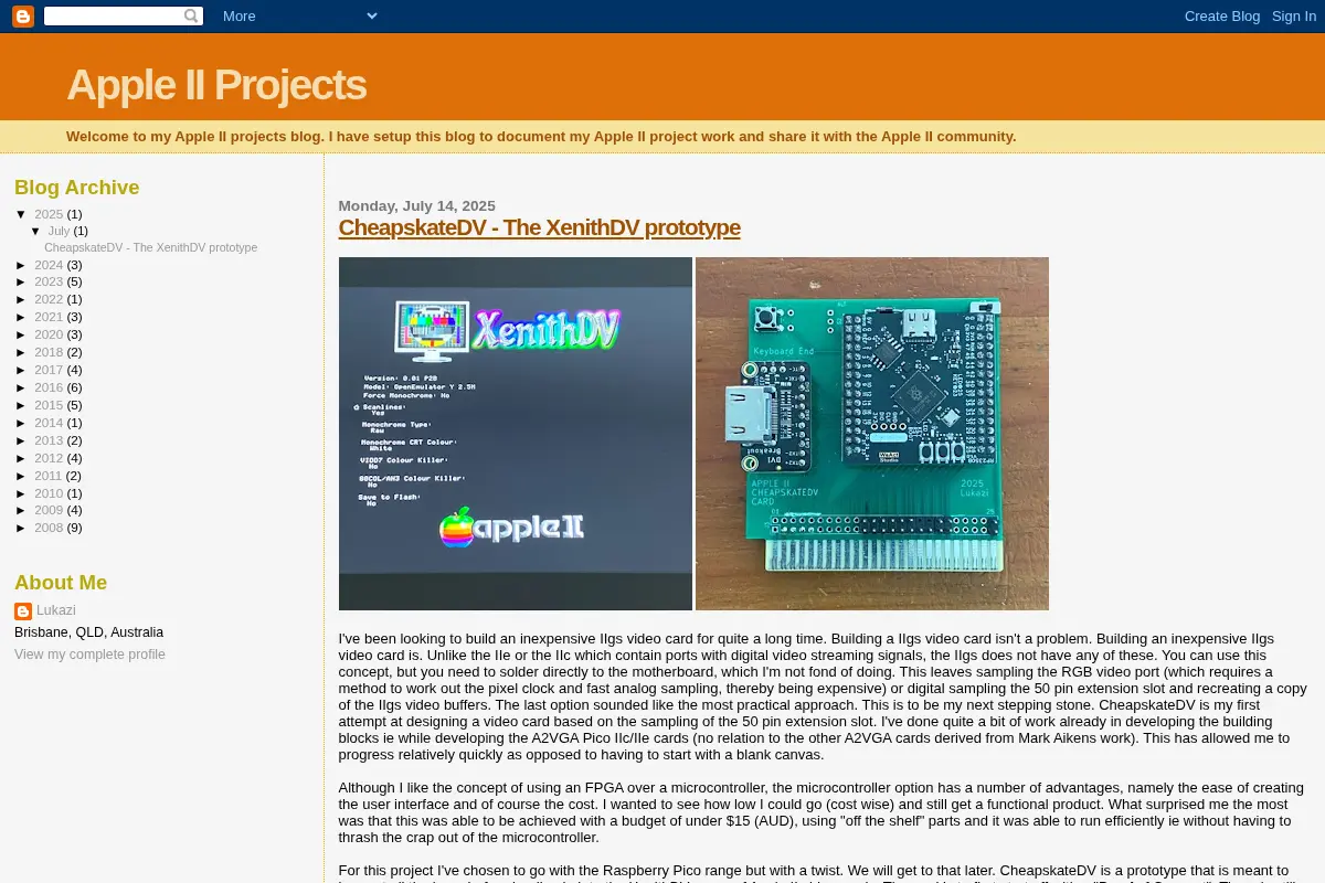 Apple II Projects