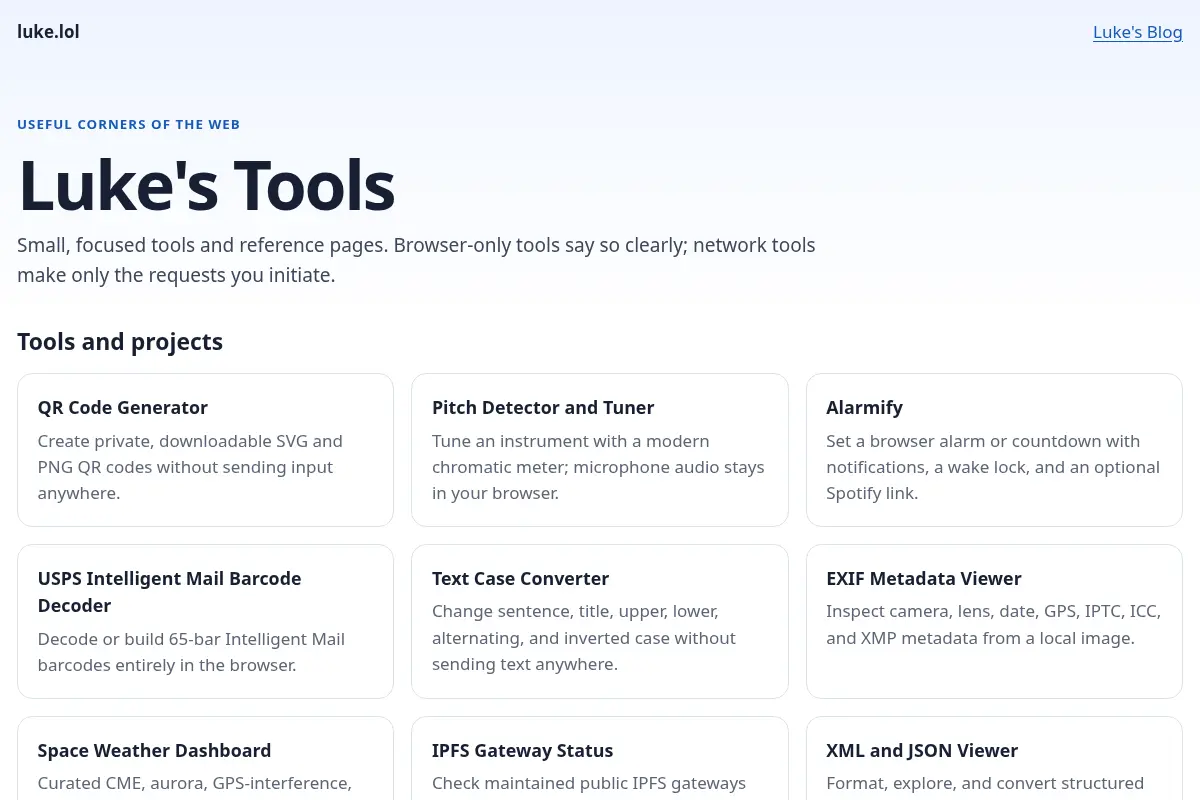 Luke's Tools