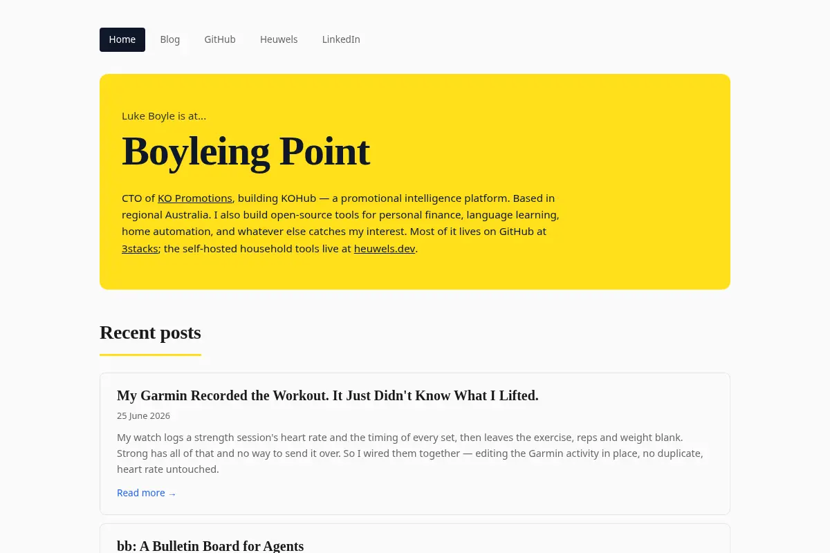 Boyleing Point
