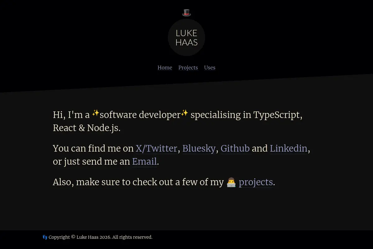 Luke Haas - Software Engineer