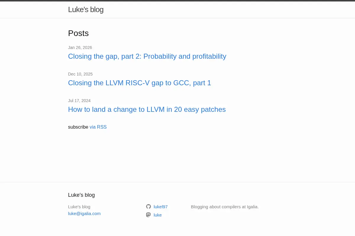 Luke’s blog