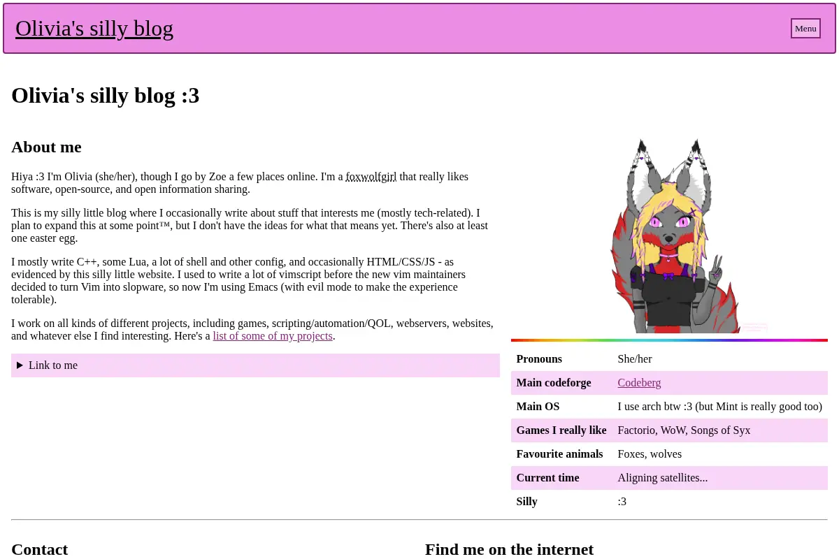 Olivia's silly blog