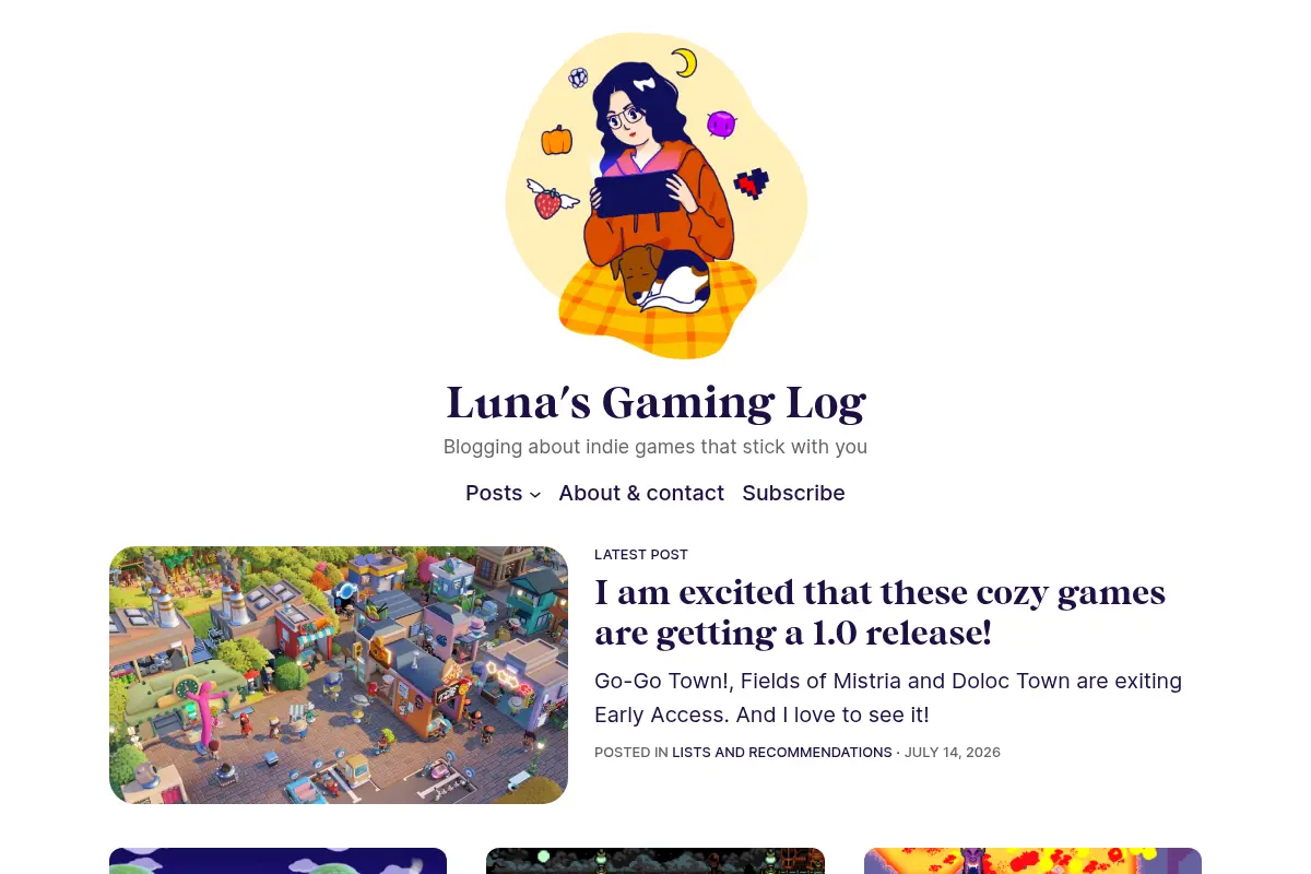Luna's Gaming Log