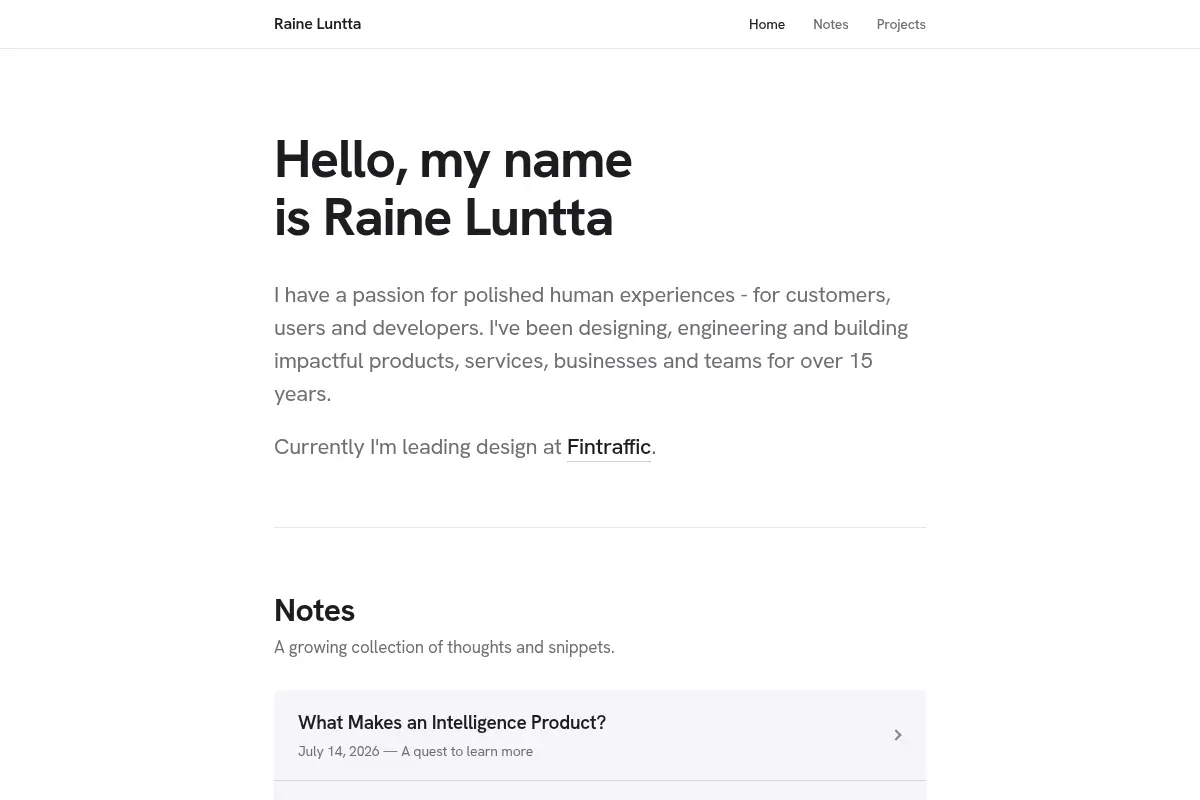 Raine Luntta