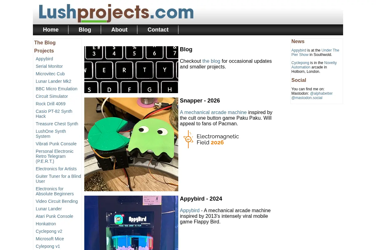 Lushprojects.com: Electronic Projects and Diversions