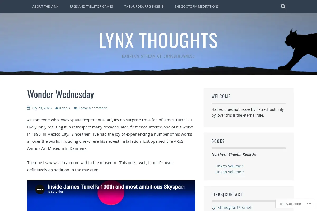 Lynx Thoughts