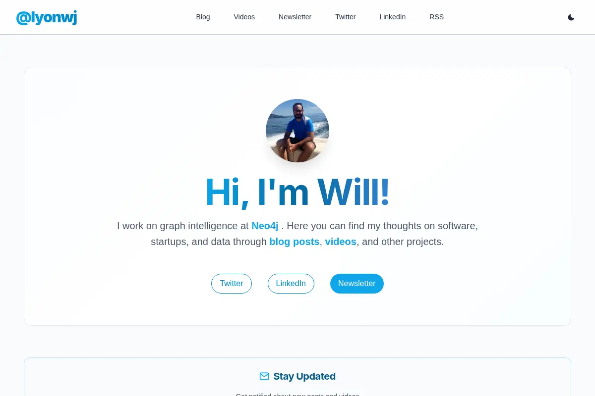 William Lyon - Software Developer & Startups